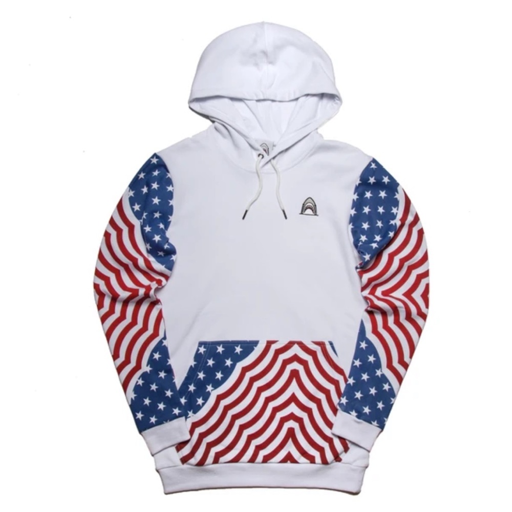 Tiger Shvrk“American Dream”
White Hoodie Large